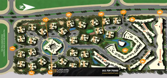 Apartment 92 m2 for sale in armonia compound new capital