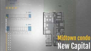 Prices and spaces of Midtown Condo New Capital