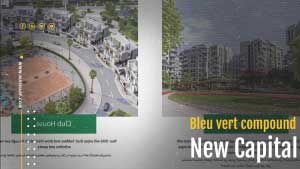 The area of the Blue Vert New Capital project