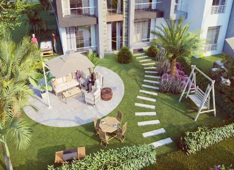 For sale in Menorca project apartment with garden