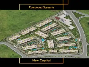 Apartment with garden for sale in Scenario Compound