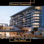 For sale an apartment with a garden in Scenario compound