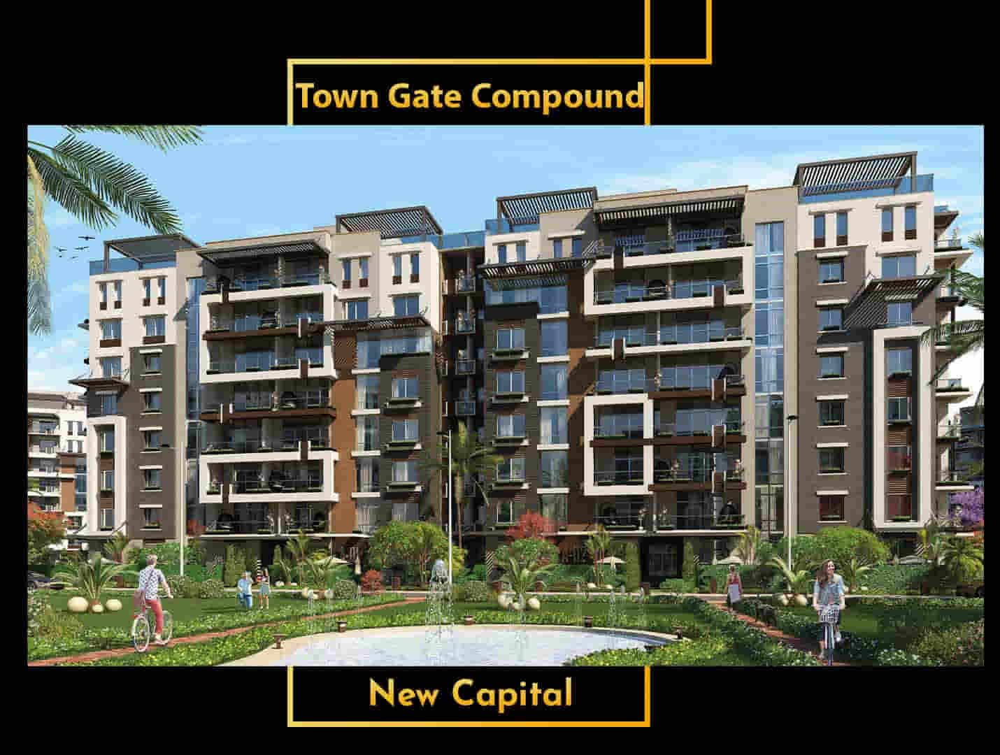 Town gate compound new capital r7 | Masharf Real Estate
