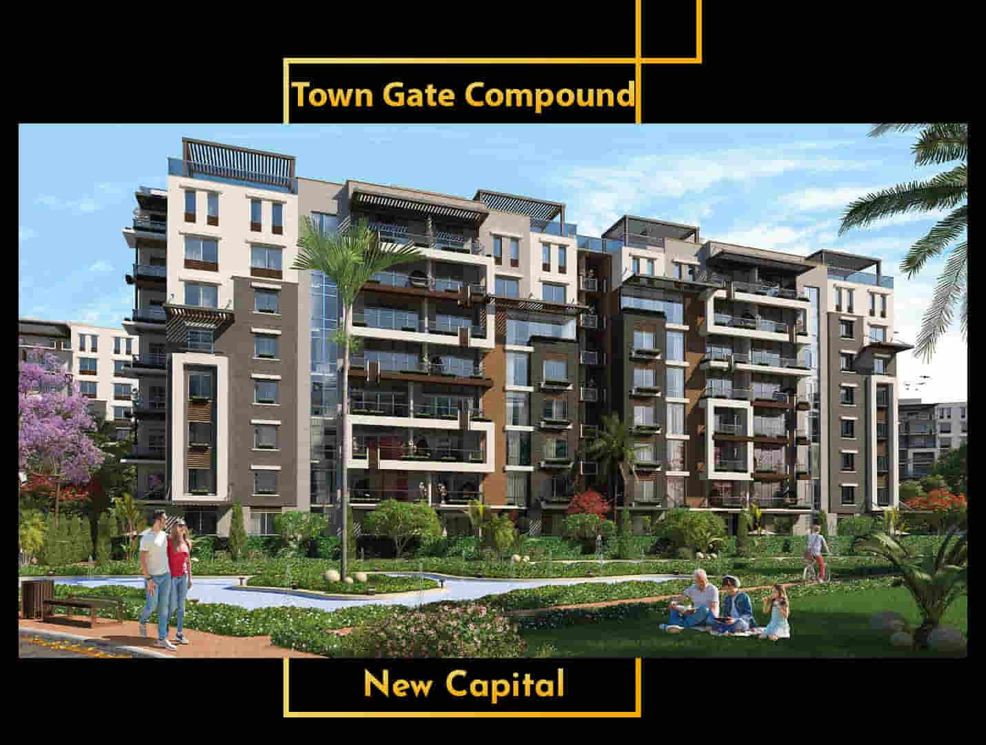 Town gate compound new capital r7 | Masharf Real Estate