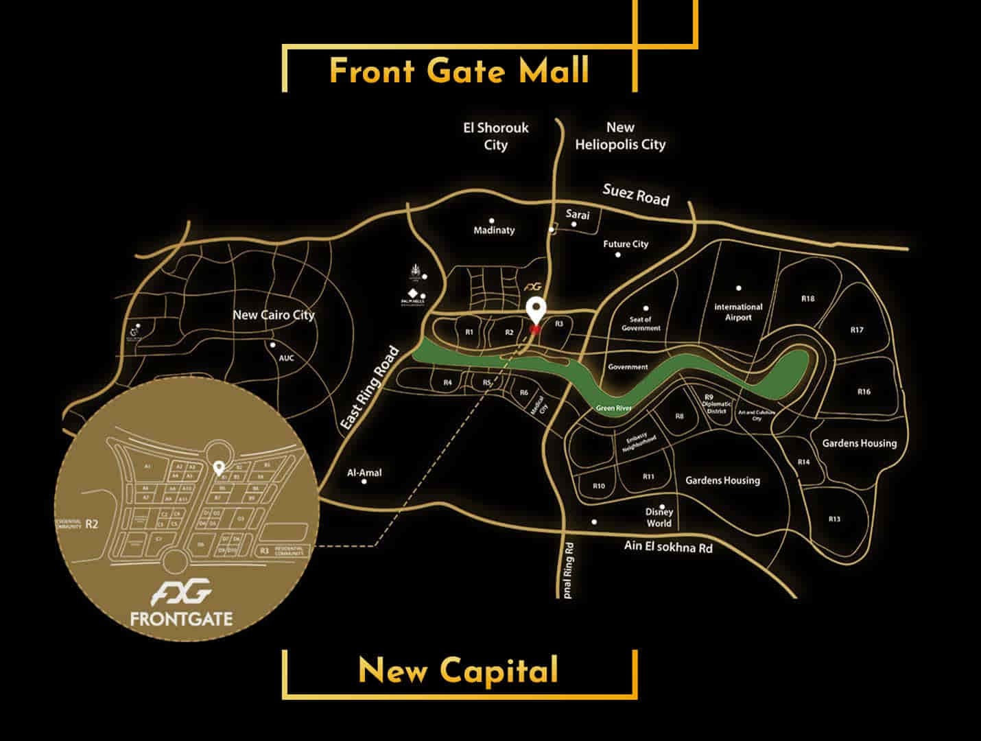 مول فرونت جيت العاصمة شركة CCR - شركة مشارف العقارية | مكاتب ادارية ...