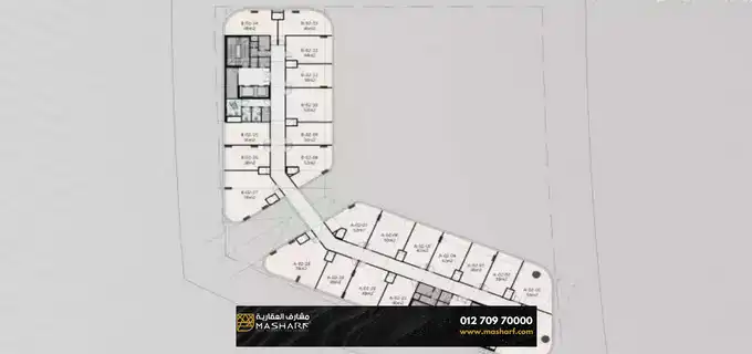 Studio for sale in East tower new capital