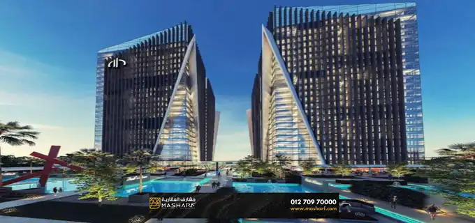 Showroom for sale in Oia Towers Mall in the New Administrative Capital