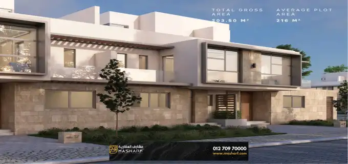 Twin house for sale in AlKarma Gates Compound Sheikh Zayed